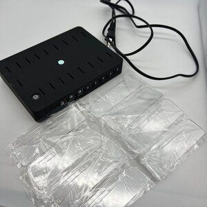 8‎ Ports USB Detachable Charging Station Smart Charger Black